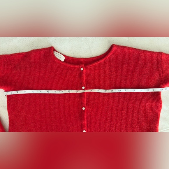 Sezane Gaspard Reb Mohair Alpaca Button Up Cardigan size Small - Picture 7 of 8